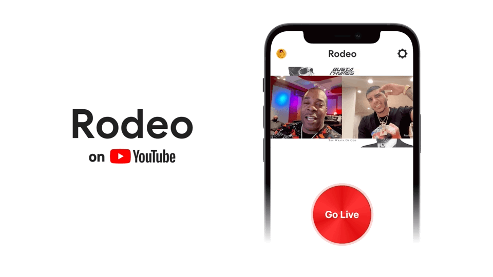 Rodeo app on YouTube